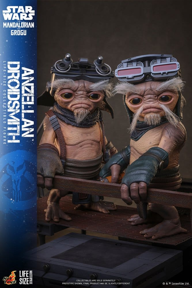 Star Wars: The Mandalorian & Grogu figurine taille réelle Anzellan Droidsmith 27 cm