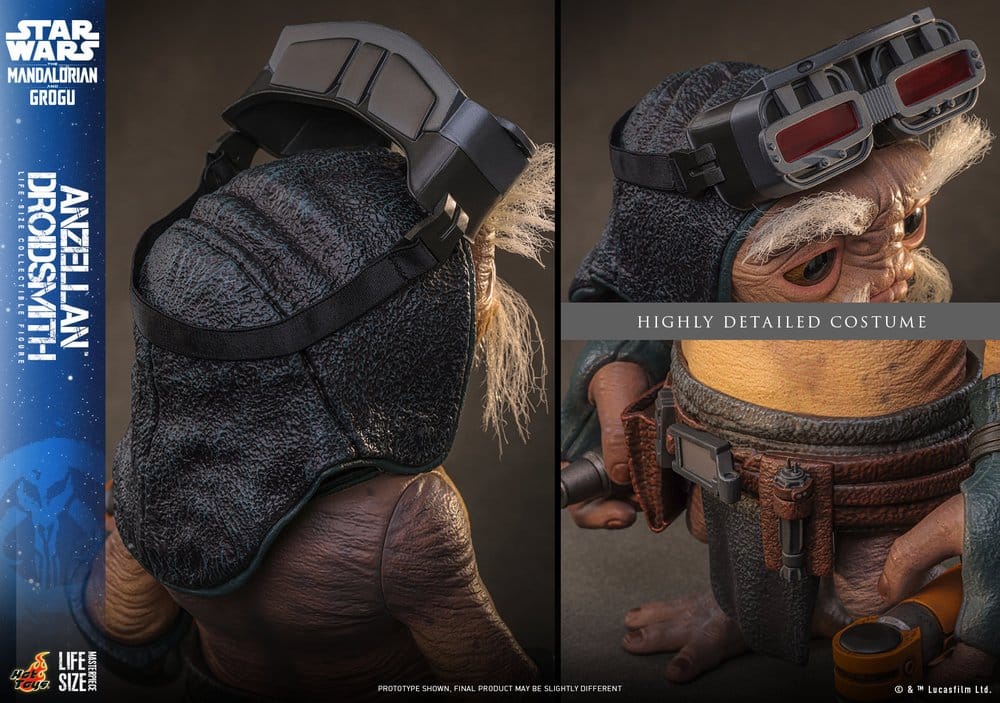 Star Wars: The Mandalorian & Grogu figurine taille réelle Anzellan Droidsmith 27 cm