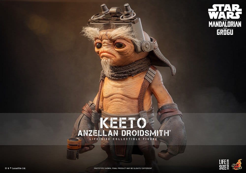 Star Wars: The Mandalorian & Grogu Life-Size Masterpiece figurine taille réelle Keeto (Anzellan Droidsmith) 26 cm