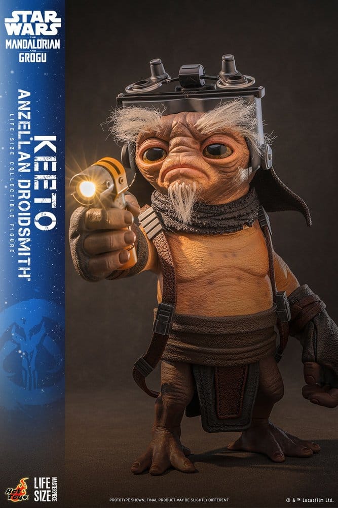 Star Wars: The Mandalorian & Grogu Life-Size Masterpiece figurine taille réelle Keeto (Anzellan Droidsmith) 26 cm