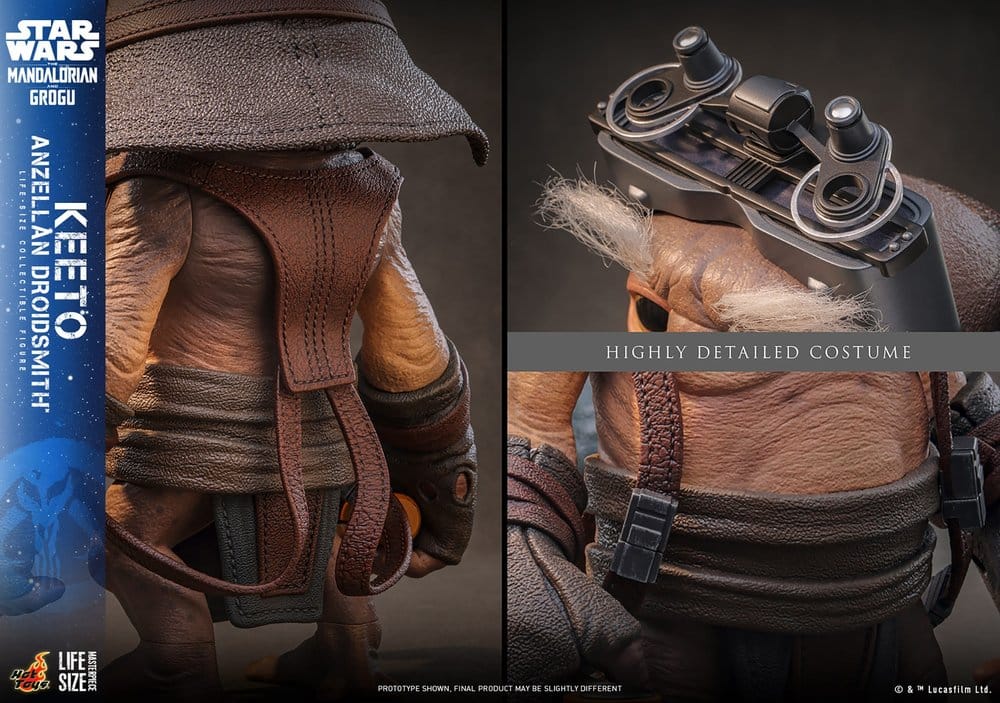 Star Wars: The Mandalorian & Grogu Life-Size Masterpiece figurine taille réelle Keeto (Anzellan Droidsmith) 26 cm