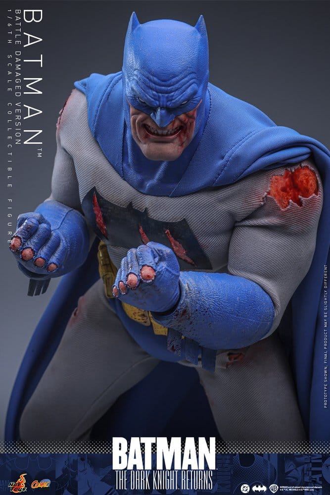 Batman: The Dark Knight Returns figurine Comic Masterpiece 1/6 Batman (Battle Damaged Version) 32 cm