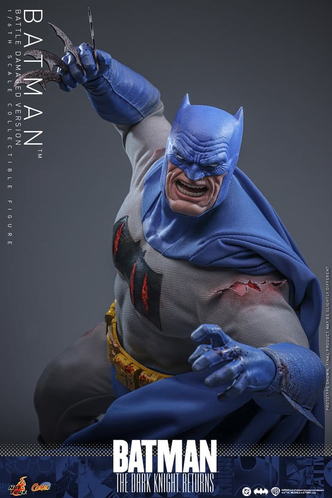 Batman: The Dark Knight Returns figurine Comic Masterpiece 1/6 Batman (Battle Damaged Version) 32 cm