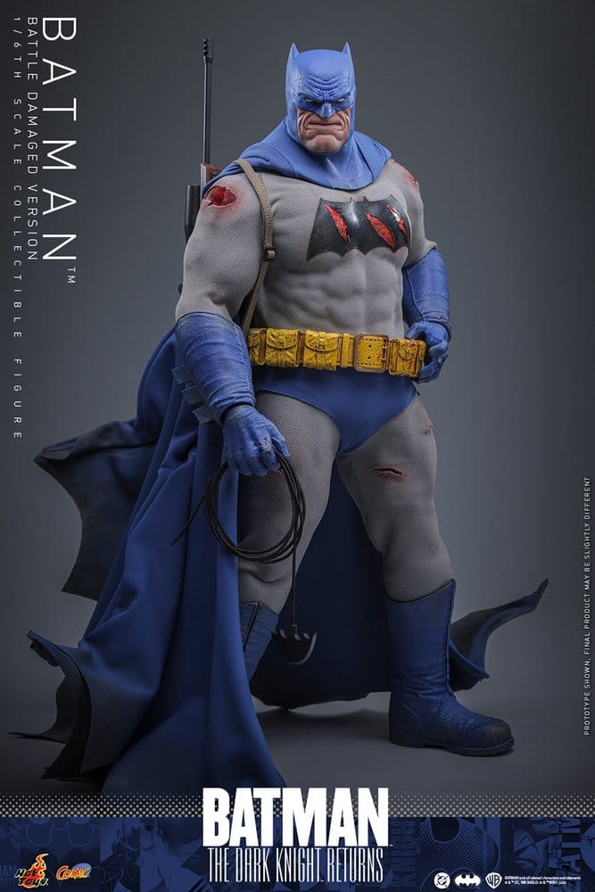 Batman: The Dark Knight Returns figurine Comic Masterpiece 1/6 Batman (Battle Damaged Version) 32 cm