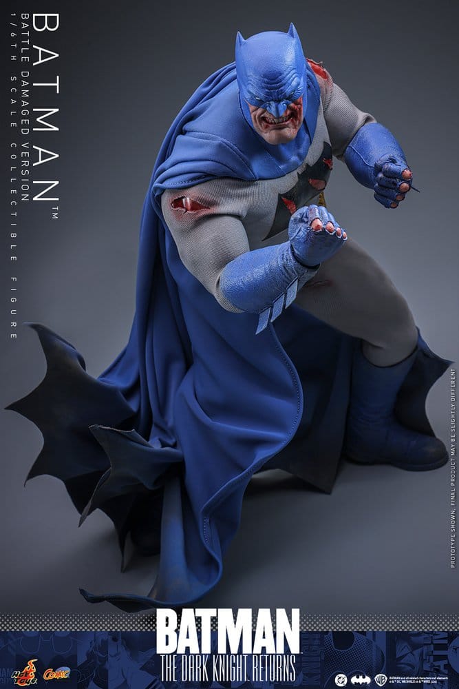 Batman: The Dark Knight Returns figurine Comic Masterpiece 1/6 Batman (Battle Damaged Version) 32 cm