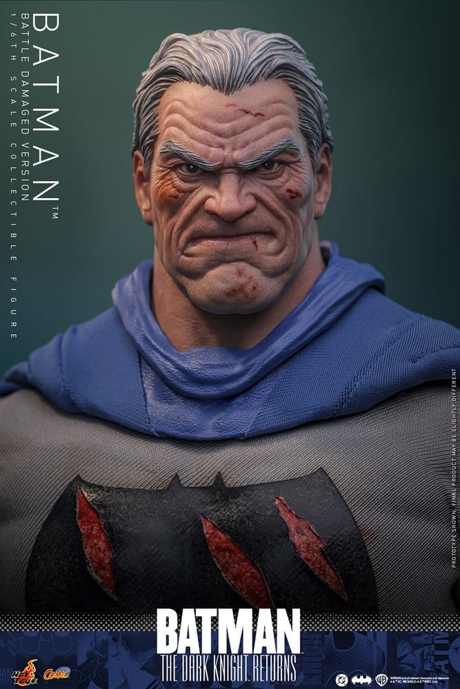 Batman: The Dark Knight Returns figurine Comic Masterpiece 1/6 Batman (Battle Damaged Version) 32 cm