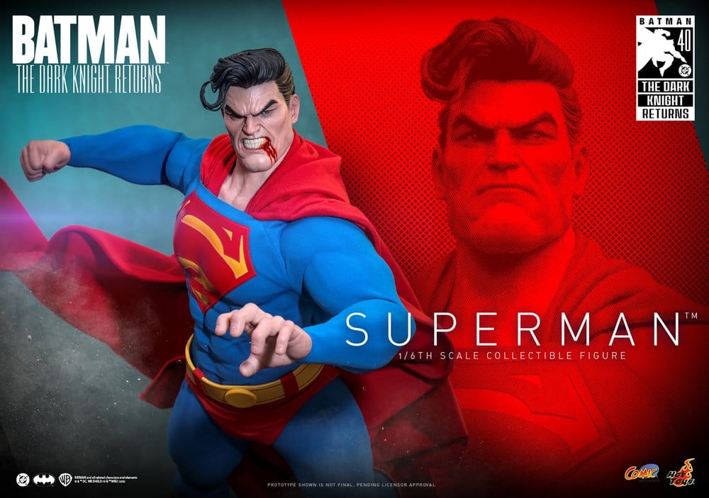 Batman: The Dark Knight Returns figurine Comic Masterpiece 1/6 Superman 34 cm
