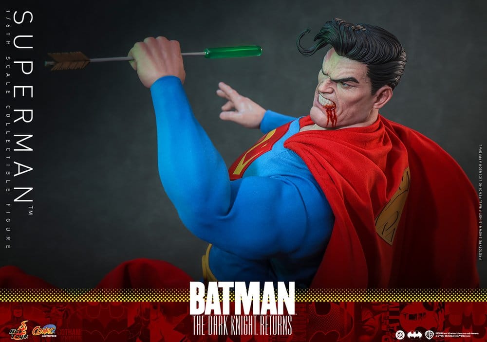 Batman: The Dark Knight Returns figurine Comic Masterpiece 1/6 Superman 34 cm