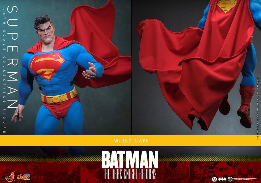 Batman: The Dark Knight Returns figurine Comic Masterpiece 1/6 Superman 34 cm