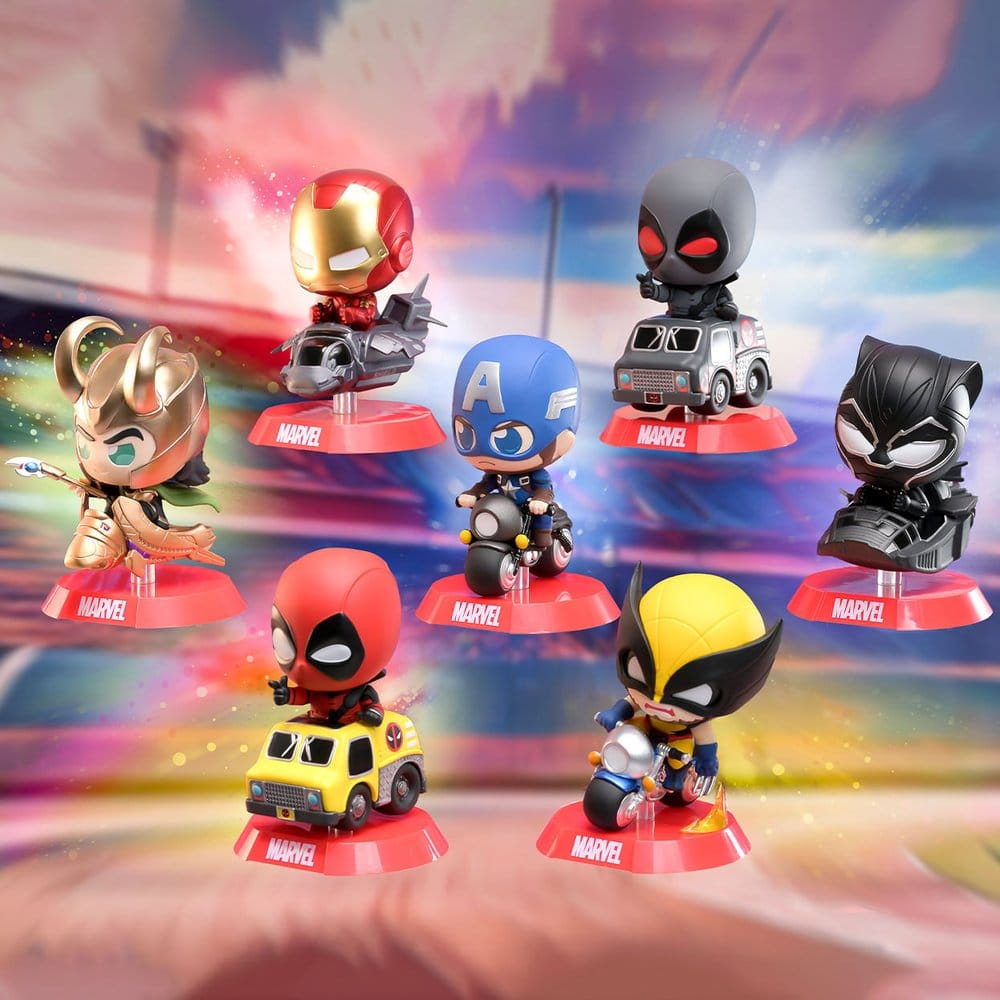 Marvel Cosbi Rider figurines mini 9 cm Blind Box Display (6)