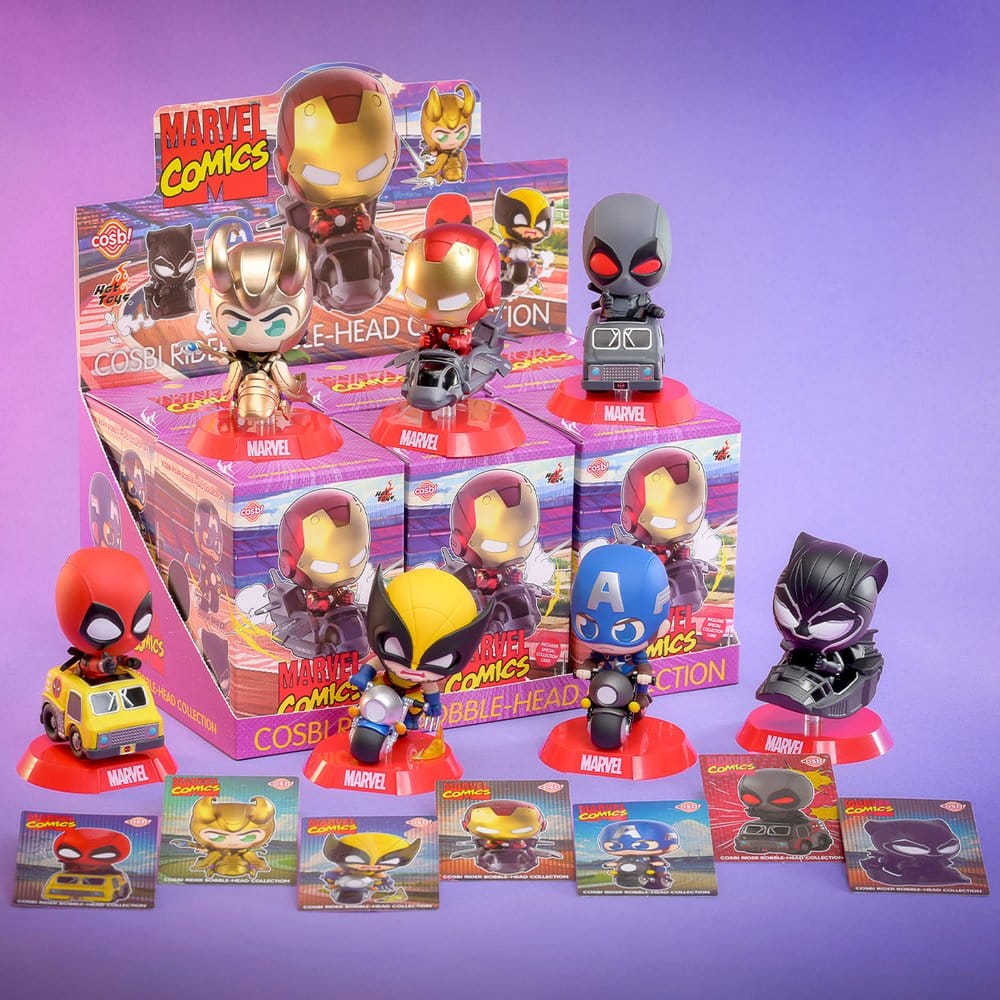 Marvel Cosbi Rider figurines mini 9 cm Blind Box Display (6)
