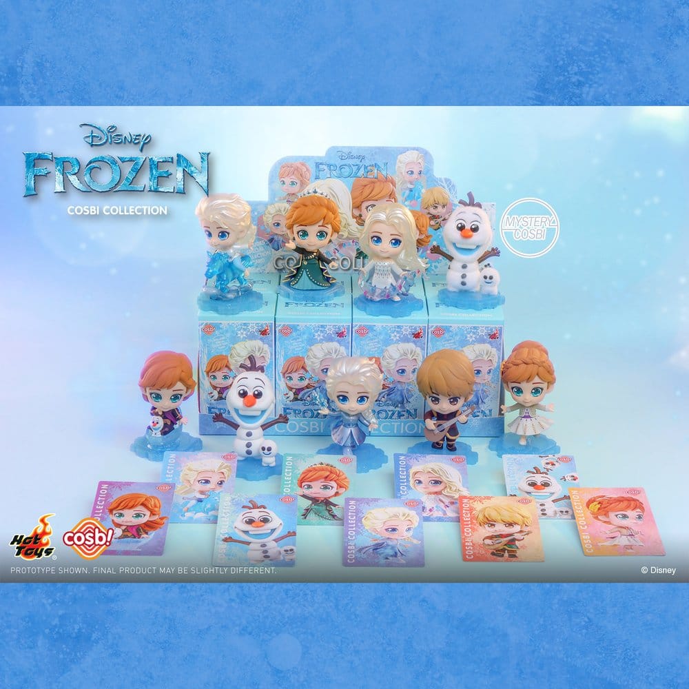La Reine des neiges figurines mini Cosbi 8 cm Blind Box Display (8)