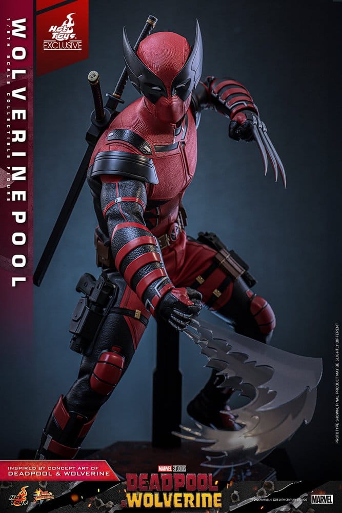 Deadpool & Wolverine Movie Masterpiece figurine 1/6 Wolverinepool Hot Toys Exclusive 31 cm