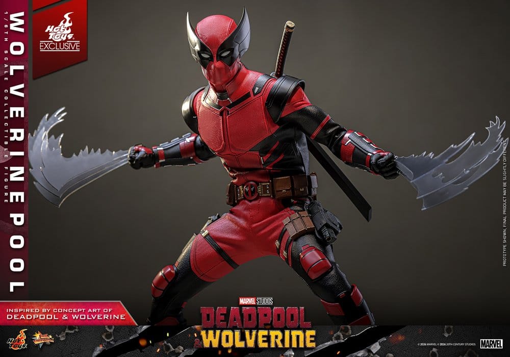 Deadpool & Wolverine Movie Masterpiece figurine 1/6 Wolverinepool Hot Toys Exclusive 31 cm