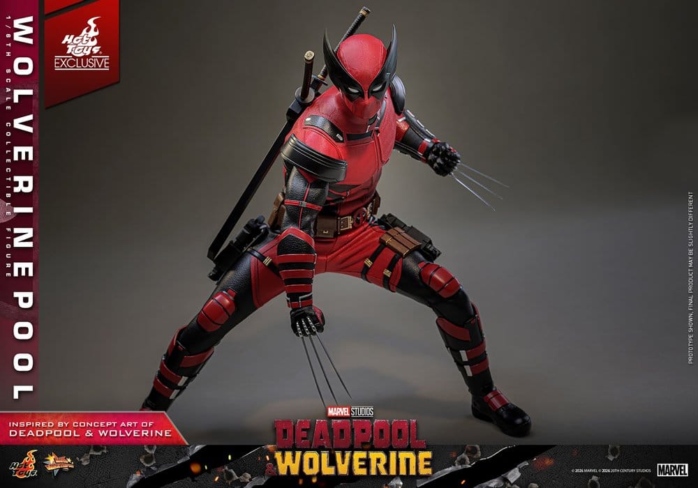Deadpool & Wolverine Movie Masterpiece figurine 1/6 Wolverinepool Hot Toys Exclusive 31 cm
