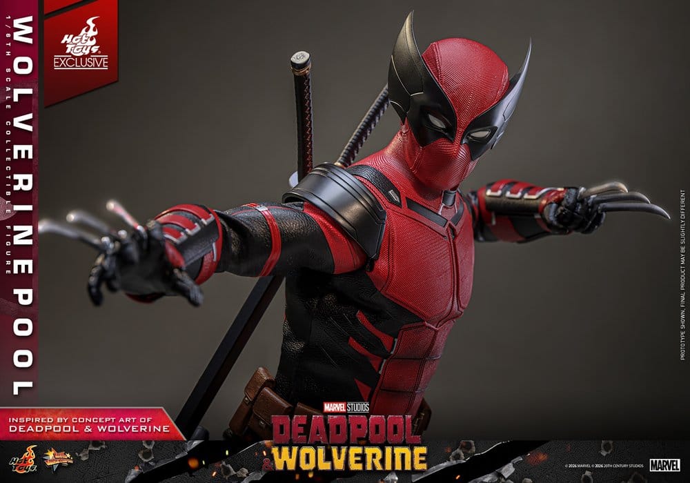 Deadpool & Wolverine Movie Masterpiece figurine 1/6 Wolverinepool Hot Toys Exclusive 31 cm