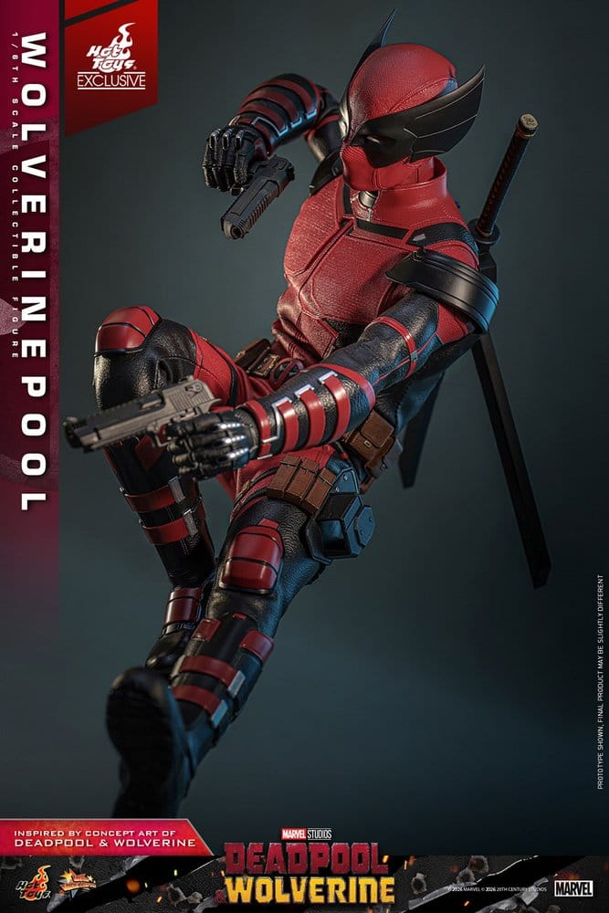 Deadpool & Wolverine Movie Masterpiece figurine 1/6 Wolverinepool Hot Toys Exclusive 31 cm