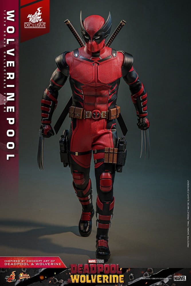 Deadpool & Wolverine Movie Masterpiece figurine 1/6 Wolverinepool Hot Toys Exclusive 31 cm