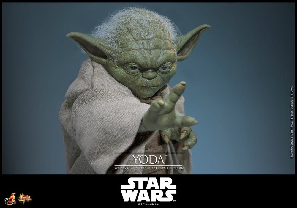 Star Wars: La Revanche des Sith Movie Masterpiece figurine 1/6 Yoda 14 cm