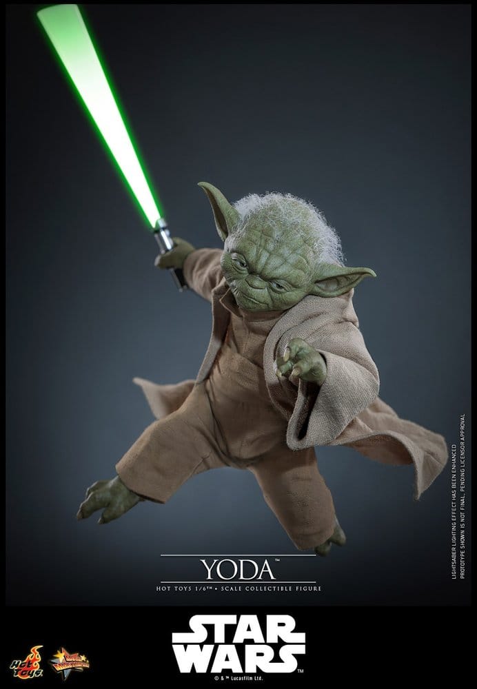 Star Wars: La Revanche des Sith Movie Masterpiece figurine 1/6 Yoda 14 cm