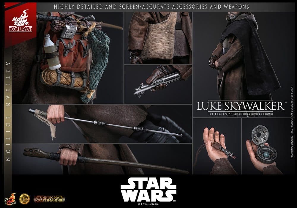Star Wars : Les Derniers Jedi Movie Masterpiece figurine 1/6 Luke Skywalker (Artisan Edition) 29 cm