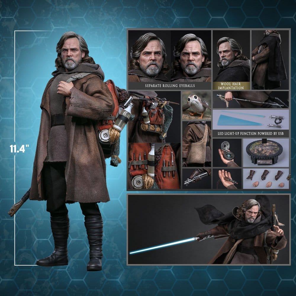 Star Wars : Les Derniers Jedi Movie Masterpiece figurine 1/6 Luke Skywalker (Artisan Edition) 29 cm