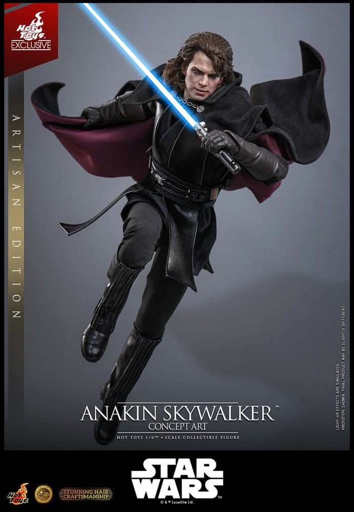 Star Wars Épisode III: La Revanche des Sith Movie Masterpiece figurine 1/6 Anakin Skywalker (Concept Art Version) (Artisan Edition) Hot Toys Exclusive 31 cm