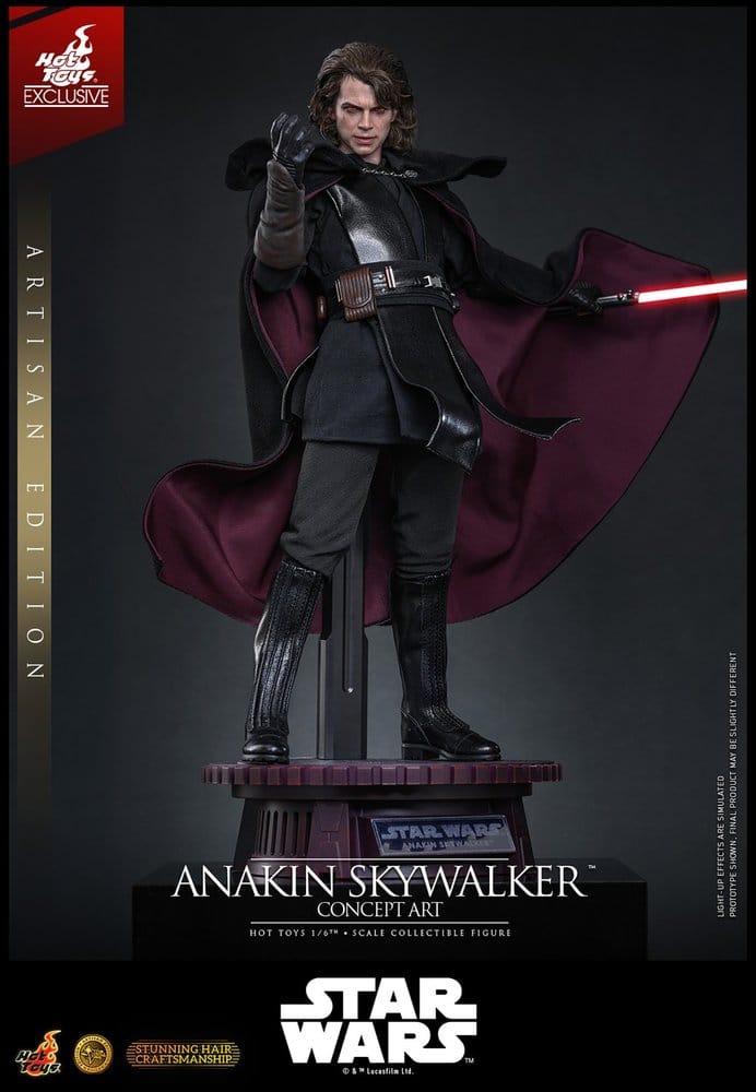 Star Wars Épisode III: La Revanche des Sith Movie Masterpiece figurine 1/6 Anakin Skywalker (Concept Art Version) (Artisan Edition) Hot Toys Exclusive 31 cm