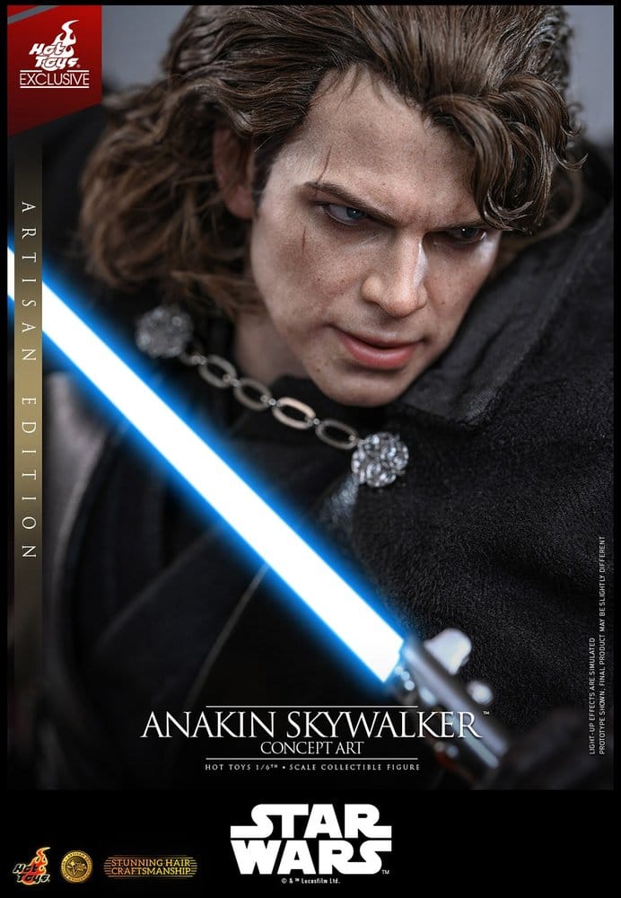 Star Wars Épisode III: La Revanche des Sith Movie Masterpiece figurine 1/6 Anakin Skywalker (Concept Art Version) (Artisan Edition) Hot Toys Exclusive 31 cm