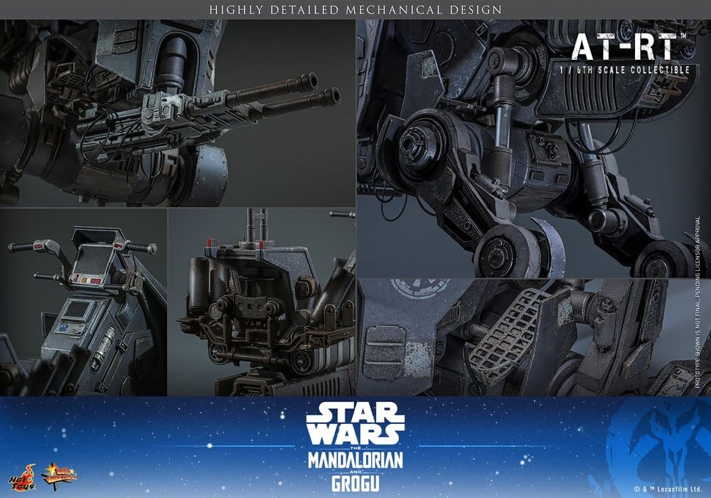 Star Wars: The Mandalorian & Grogu Movie Masterpiece véhicule 1/6 AT-RT 60 cm