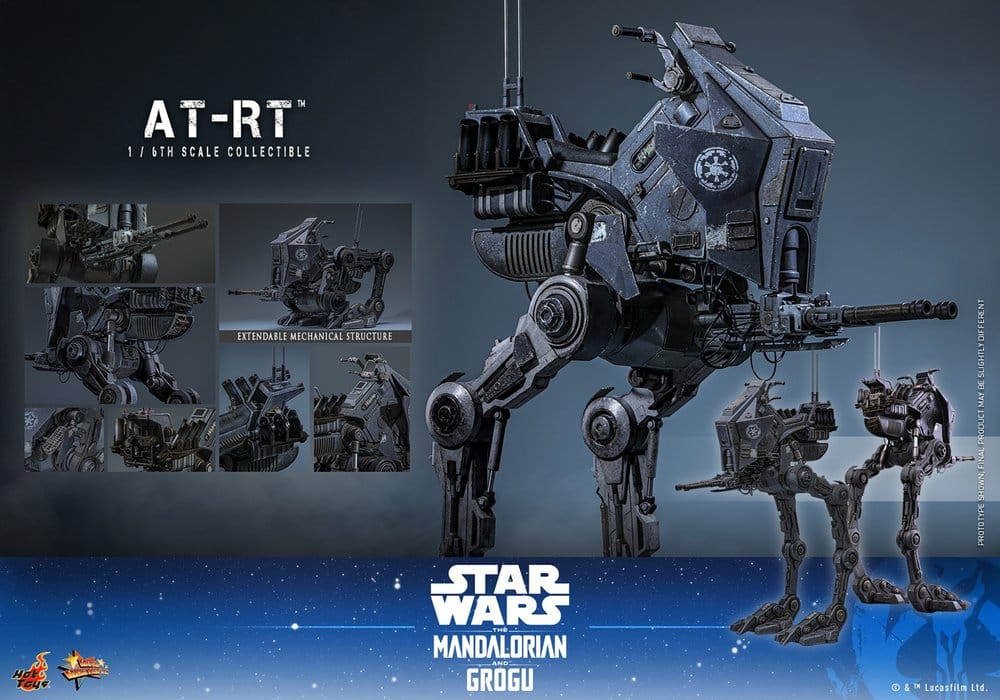 Star Wars: The Mandalorian & Grogu Movie Masterpiece véhicule 1/6 AT-RT 60 cm