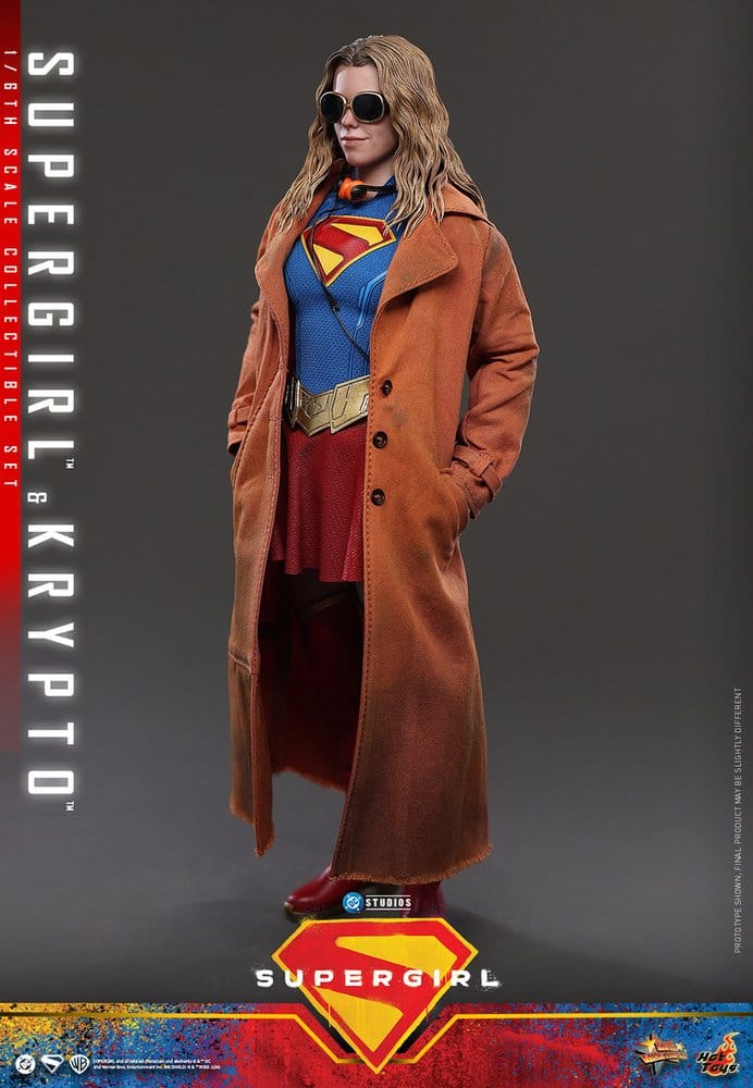 DC Comics Movie Masterpiece set de figurines Supergirl & Krypto 28 cm