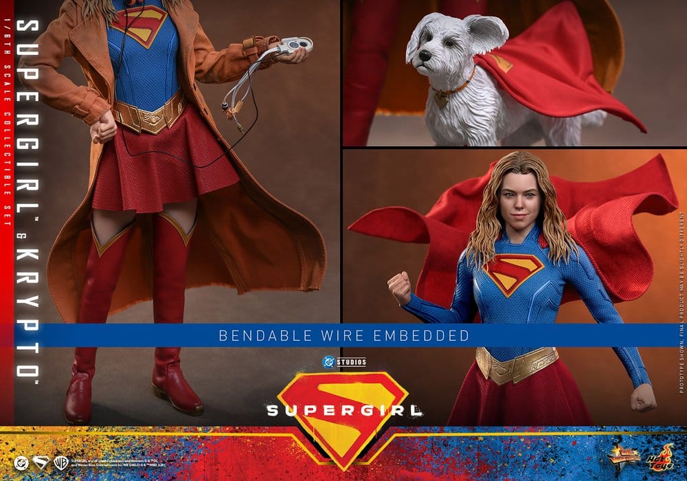 DC Comics Movie Masterpiece set de figurines Supergirl & Krypto 28 cm
