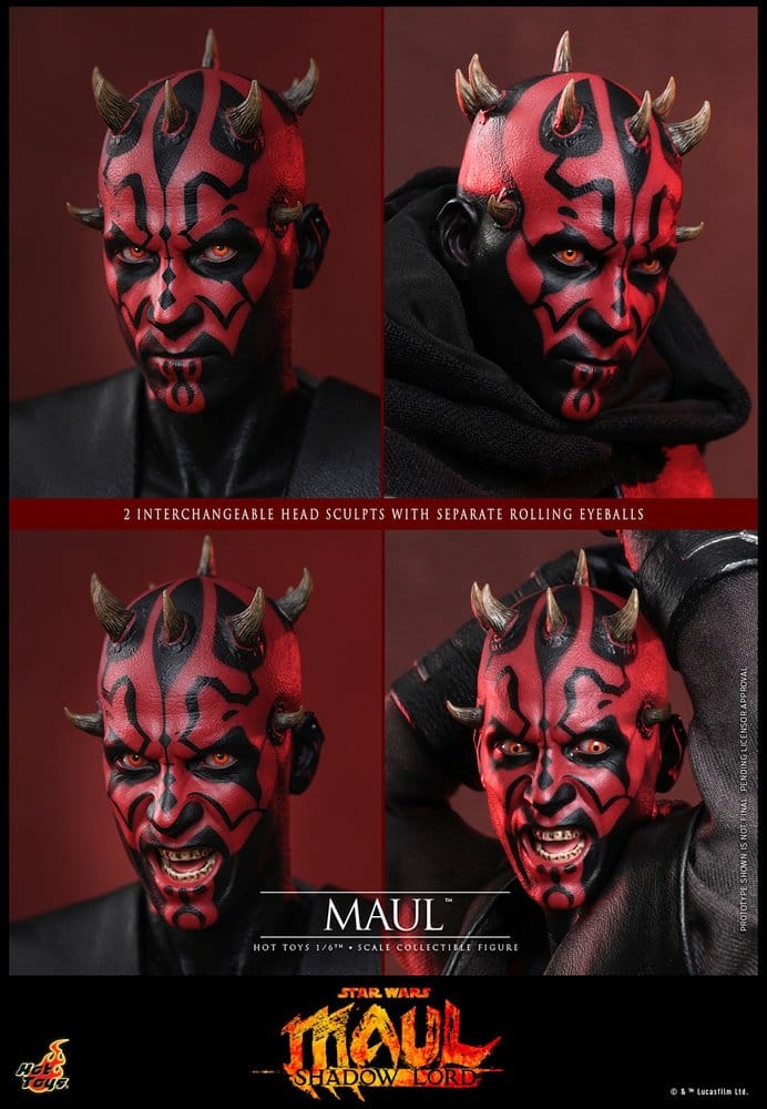 Maul : Seigneur de l'ombre Television Masterpiece figurine 1/6 Maul 29 cm