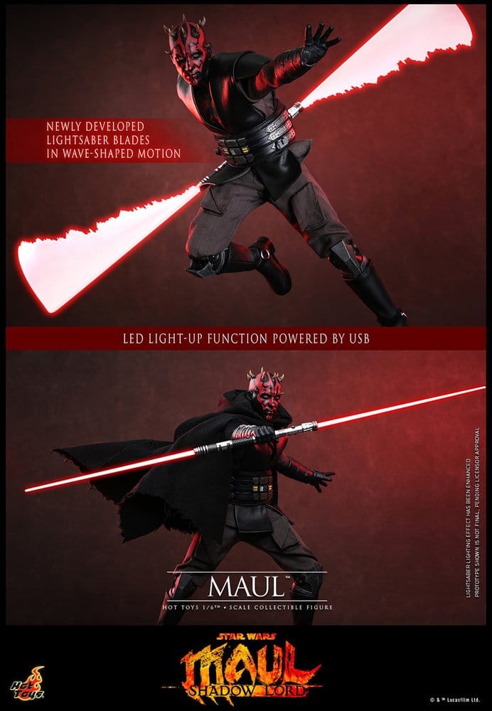 Maul : Seigneur de l'ombre Television Masterpiece figurine 1/6 Maul 29 cm