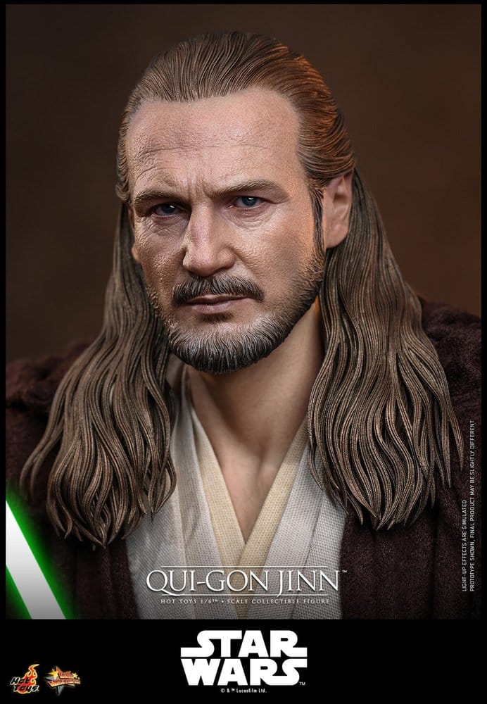 Star Wars: La Menace Fantôme Movie Masterpiece figurine 1/6 Qui-Gon Jinn (Artisan Edition) Hot Toys Exclusive 32 cm