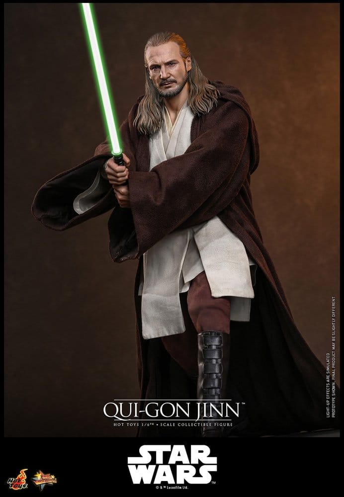 Star Wars: La Menace Fantôme Movie Masterpiece figurine 1/6 Qui-Gon Jinn (Artisan Edition) Hot Toys Exclusive 32 cm