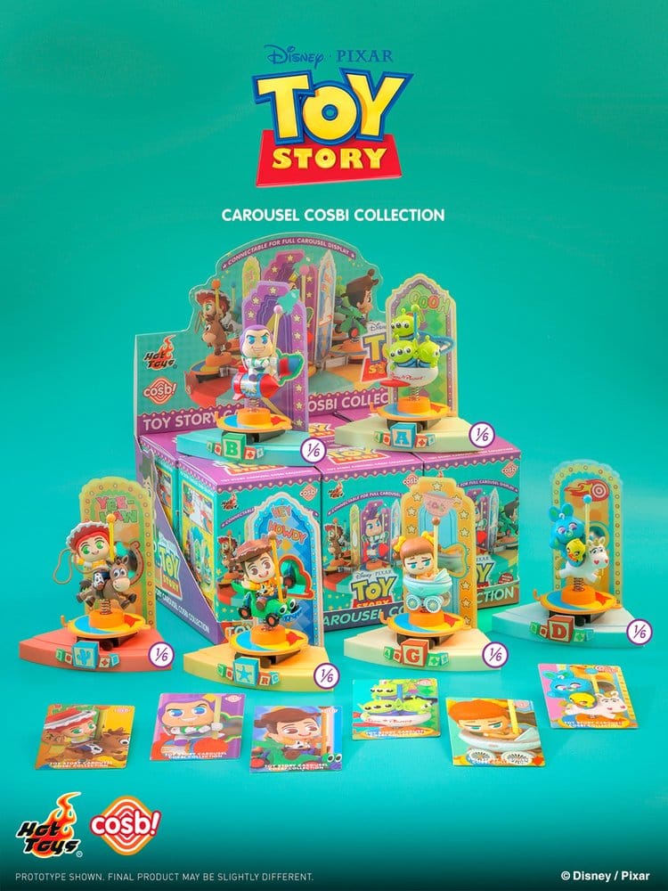 Toy Story Cosbi figurines mini Carousel Collection 10 cm Blind Box Display (6)