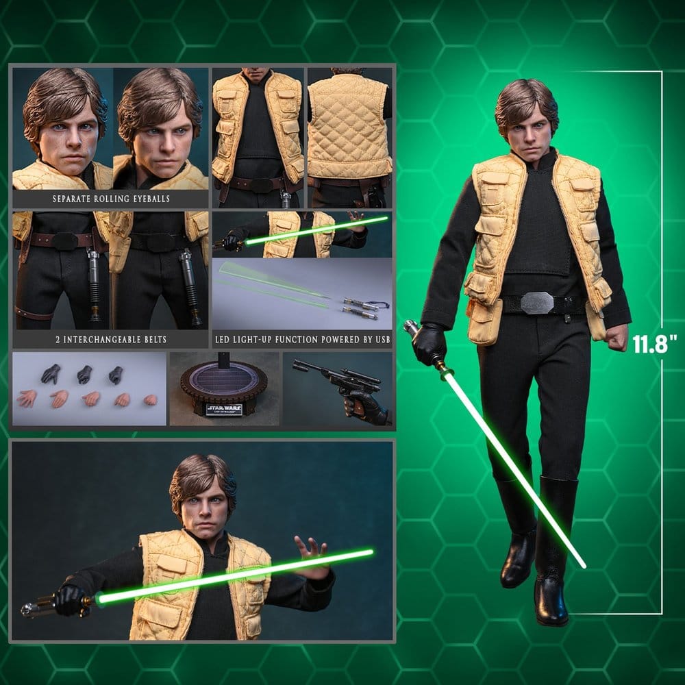 Star Wars Comic Masterpiece figurine 1/6 Luke Skywalker (Shadows Of The Empire) (Hot Toys Exclusive) 28 cm