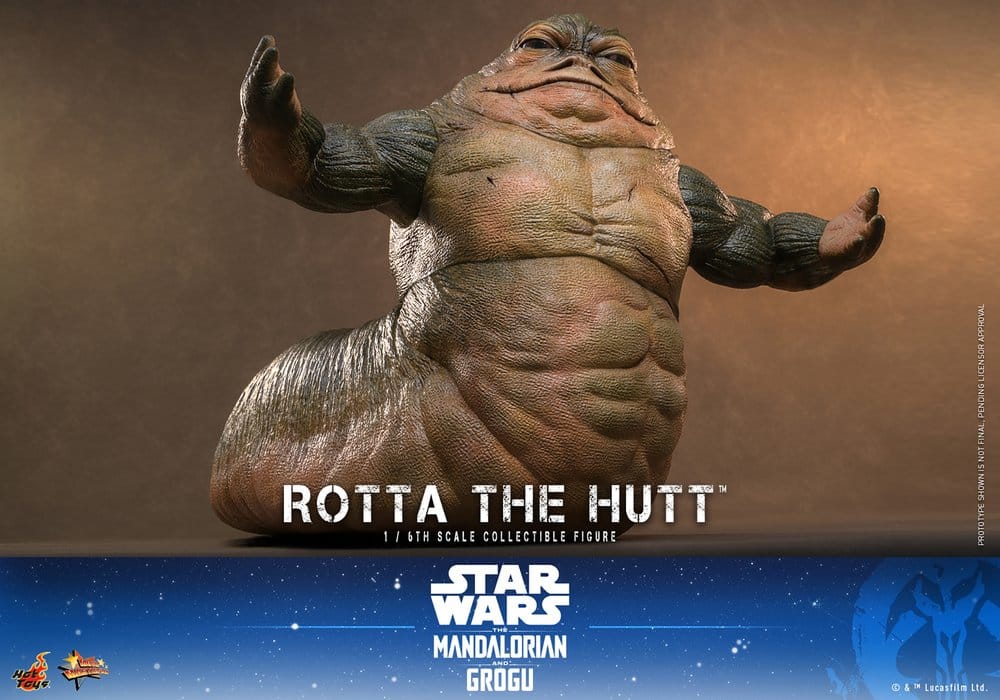 Star Wars Movie Masterpiece figurine 1/6 Rotta The Hutt 32 cm