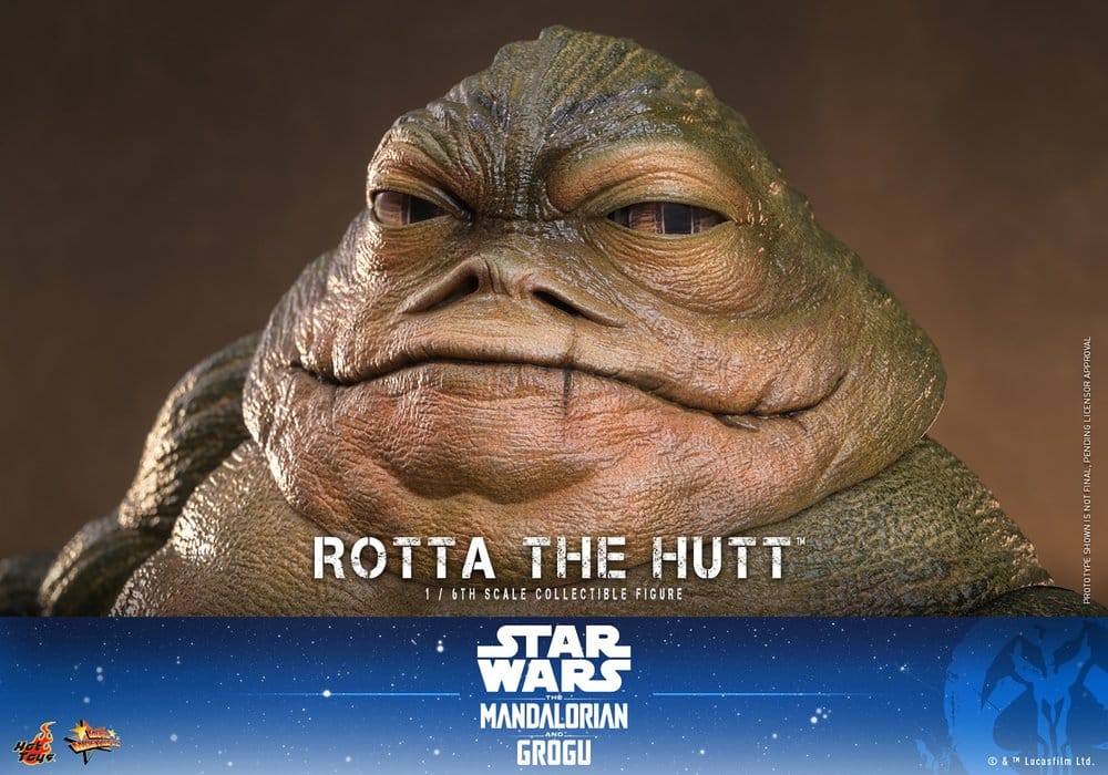 Star Wars Movie Masterpiece figurine 1/6 Rotta The Hutt 32 cm