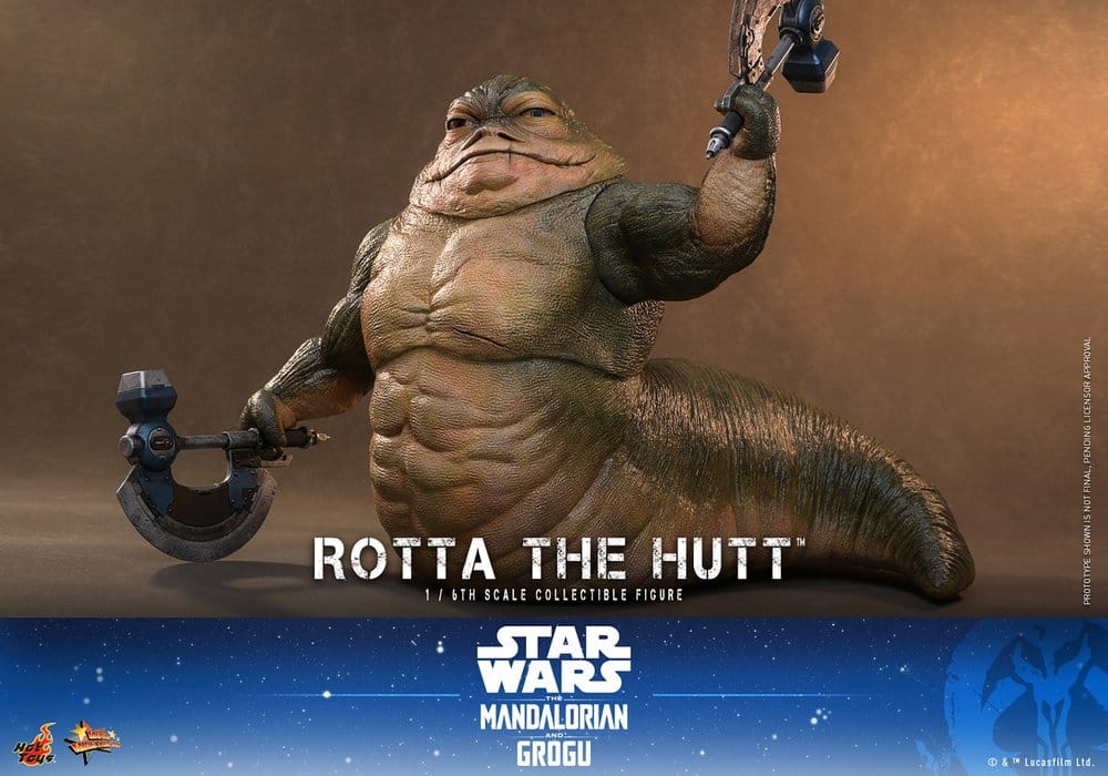 Star Wars Movie Masterpiece figurine 1/6 Rotta The Hutt 32 cm