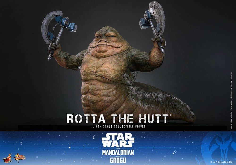 Star Wars Movie Masterpiece figurine 1/6 Rotta The Hutt 32 cm