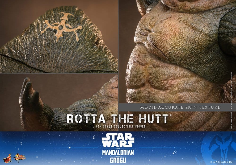 Star Wars Movie Masterpiece figurine 1/6 Rotta The Hutt 32 cm