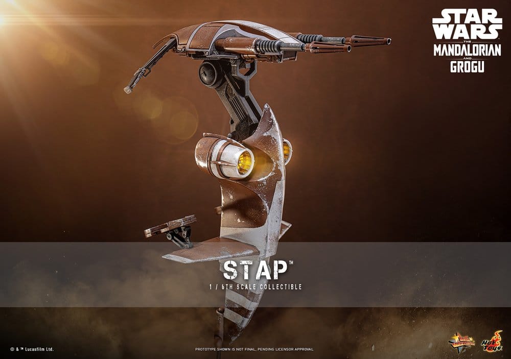 Star Wars: The Mandalorian & Grogu Movie Masterpiece accessoire 1/6 STAP 32 cm