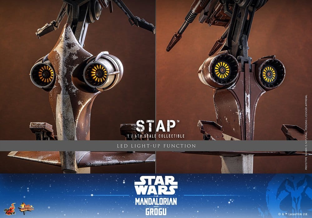 Star Wars: The Mandalorian & Grogu Movie Masterpiece accessoire 1/6 STAP 32 cm