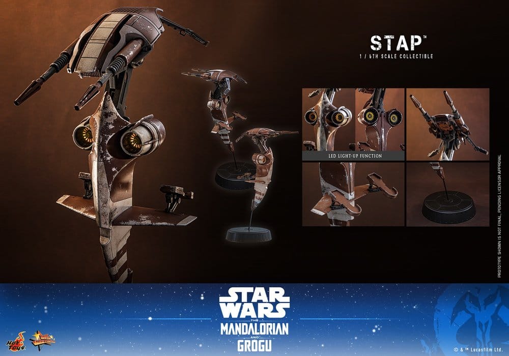 Star Wars: The Mandalorian & Grogu Movie Masterpiece accessoire 1/6 STAP 32 cm