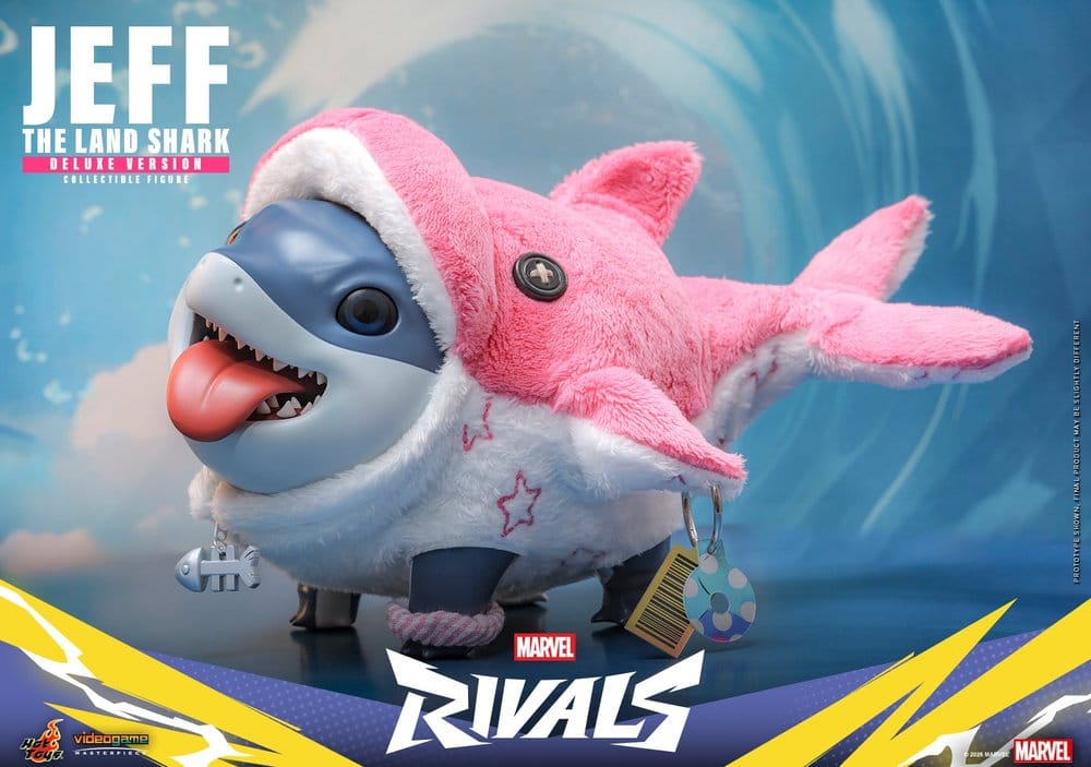 Marvel Rivals Videogame Masterpiece Series Figurine d'action Jeff the Land Shark (Deluxe Version) 11 cm