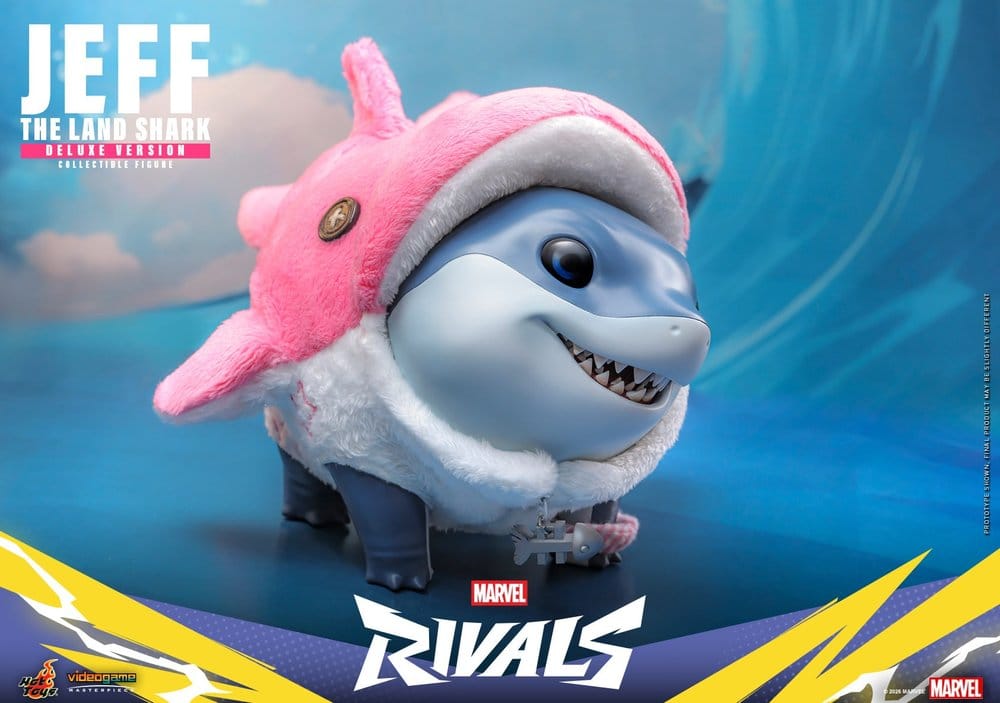 Marvel Rivals Videogame Masterpiece Series Figurine d'action Jeff the Land Shark (Deluxe Version) 11 cm
