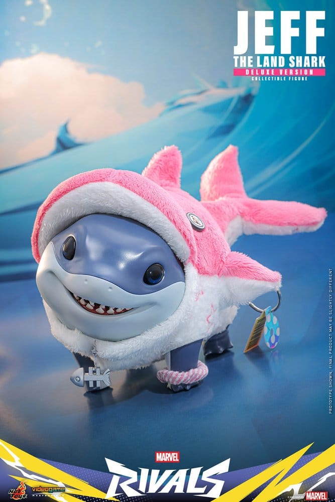 Marvel Rivals Videogame Masterpiece Series Figurine d'action Jeff the Land Shark (Deluxe Version) 11 cm
